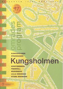 Områdesprogram för Kungsholmen 1997