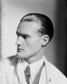 Porträtt av författaren och konstnären Björn von Rosen