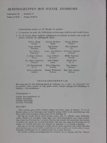 Nej till bomben! – Aktionsgruppen mot svensk atombombs program, 1958 