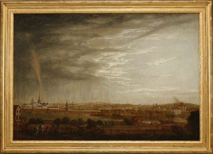 Utsikt från Blekholmen mot Södermalm, 1782