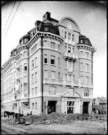Hörnet av Engelbrektsgatan 25 och Runebergsgatan 12