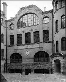Gårdsinteriör från Templarordens hus, Hornsgatan 96