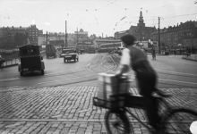 Slussområdet under ombyggnad år 1934