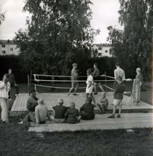 Enskede idrottsplats: Boxningsmatch