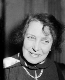 Porträtt av Gerda Lundequist, skådespelerska