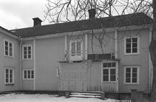 Bällsta Gård. Huvudbyggnadens baksida mot nordväst