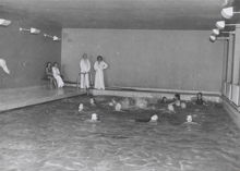 Aspuddsbadet - simhallen 1950