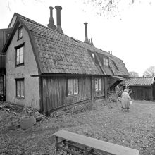 Lundagatan 1, gården.  Nuvarande Gamla Lundagatan, kv. Haren
