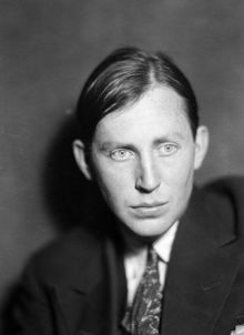 Porträtt av norske författaren Nordahl Grieg