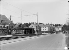 Klövervägen, hållplats för spårvagnar