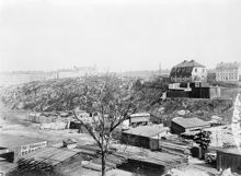 Utsikt från Eriksbergsområdet