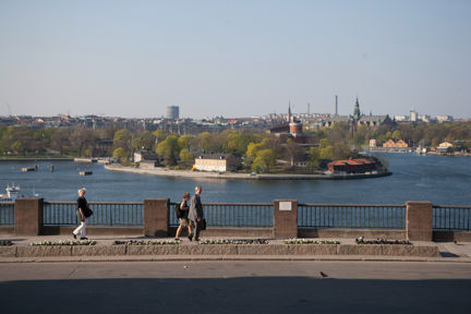 Vilhelm Mobergs litterära skylt vid Fjällgatan.