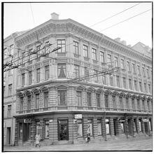 Hörnet Linnégatan och Sibyllegatan