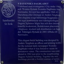 F d Svenska Dagbladet, Gjörwellsgatan 28 (Trängkåren 6)