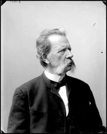 Porträtt av skalden och tonsättaren Gunnar Wennerberg