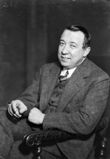 Porträtt av författaren och konstkritikern Gotthard Johansson