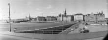 Panoramabild över Gamla Stan från Slussen
