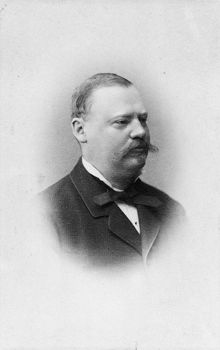 Porträtt av Stadsingenjör  Herman Ygberg