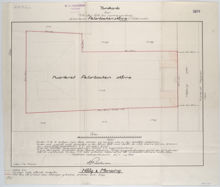 Underlag för bygglov år 1922, fastigheten Pelarbacken större 16