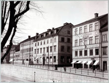 Hornsgatan och Hornsgatspuckeln fotograferad från Maria kyrka mot norr