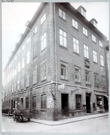 Schönfeldtska huset i hörnet av Stora Nygatan och Schönfeldts gränd