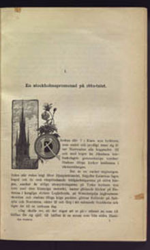 En stockholmspromenad på 1880-talet / Claës  Lundin