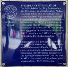 Sveaplans gymnasium , kv Cedersdal 5