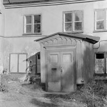 Lundagatan 5. Dörrar mot gården.  Nuvarande Gamla Lundagatan, kv. Haren