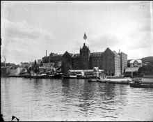 Utsikt över Saltsjökvarn norrifrån