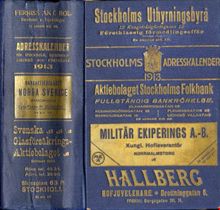 Stockholms adresskalender 1913