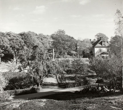 Bild över trädgårdsmästeriet på Waldemarsudde