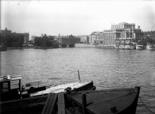 Norrström. Gustaf Adolfs torg, Helgeansholmen från s. ö