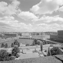Utsikt från Riksdagshuset mot Strömmen och Blasieholmen