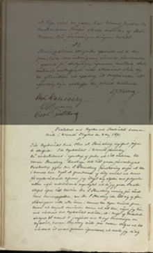 August Strindberg anmäler Siri von Essen till kyrko- och skolrådet