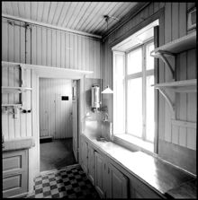Östermalmsgatan 39, Bernadotteska huset. Köket, våning 1 tr