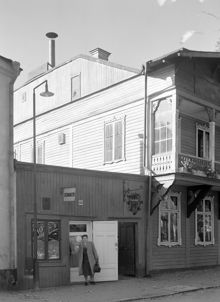 Lilla Hasselbacken och skomakeri vid Djurgårdsslätten 78 och 80