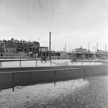 Katarinavägen vid Slussen i december 1965