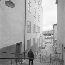 Bastugatan 6, fasad mot Maria Trappgränd