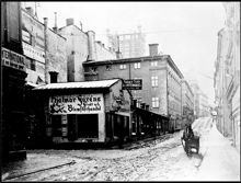 Hamngatan västerut från Västra Trädgårdsgatan.