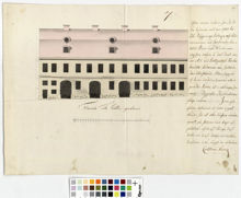 Ritning över fastigheten Nederland 5