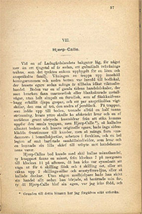 Novellens första sida.