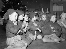 Julfest på Hörselfrämjandets skola och hem för döva småbarn