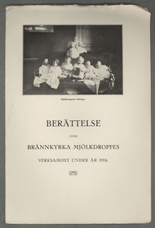 Brännkyrka mjölkdroppe 1914