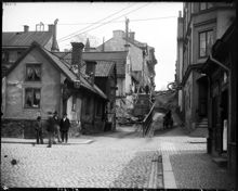 Iversons gränd österut från Roslagsgatan