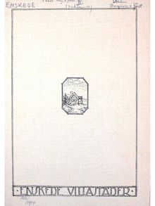 Enskede Villastäder - informationshäfte 1914 