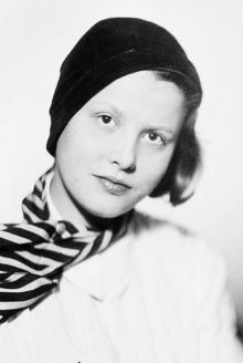 Porträtt av Birgit Tengroth, skådespelerska och författare
