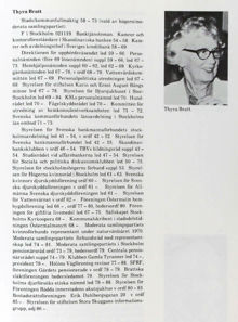 Thyra Bratt. Ledamot av stads-/kommunfullmäktige 1958-1973