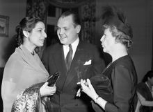 Mottagning hos iranske ministern i Stockholm, med anledning av Shahen av Irans födelsedag