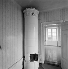 Bellmansgatan 2, interiör med kakelugn
