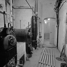 Brännkyrkagatan 31 - Blecktornsgränd 13 B. Ebeneserkyrkan, pannrum. Nuvarande Söderhöjdskyrkan